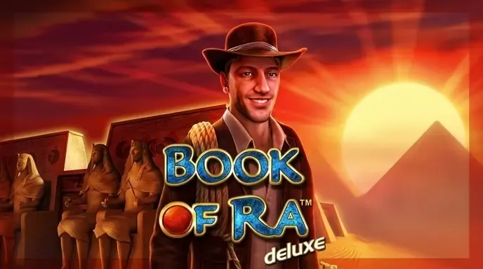 Hitnspin Casino Book of Ra Deluxe Slot mit Abenteurer und Pyramiden
