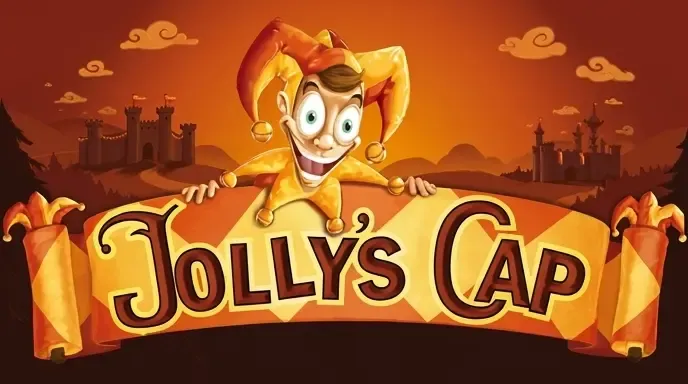 Jolly's Cap Slot mit schelmischem Narren vor Burgen auf Hitnspin Casino